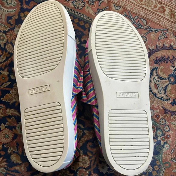 GUC Cecelia Anthropologie sneakers. Size 8. Colorful pink, blue and green shoe - Picture 8 of 11